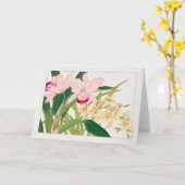 Oncidium by谷上湖南 カード (黄色い花)
