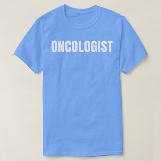 Oncologistジョおもしろいブタイトル職業誕生日Gif Tシャツ (デザイン正面)