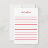 Oncologyチームノートカードに感謝 サンキューカード (裏面)