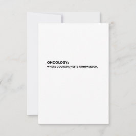 Oncology Definition Card – Thank You Oncologist サンキューカード