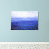 Onderdonk -テキサス州のBluebonnets キャンバスプリント (インサイチュ (ウッドフロア))