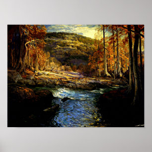 Onderdonk – フォレストストリーム素晴らし、ア絵画ート ポスター