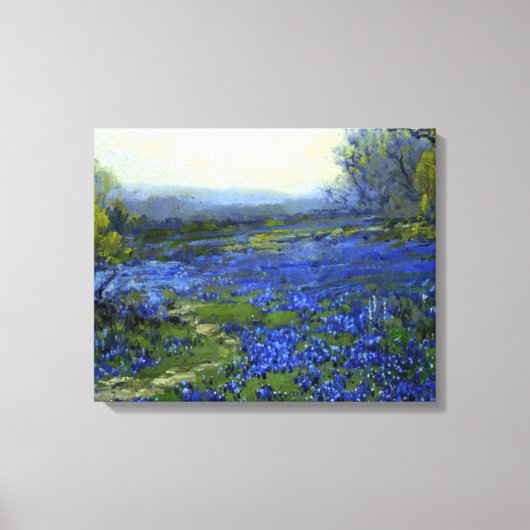 Onderdonk – ブルーボンネットの朝 キャンバスプリント (正面)
