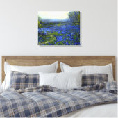 Onderdonk – ブルーボンネットの朝 キャンバスプリント (インサイチュ (寝室))