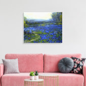 Onderdonk – ブルーボンネットの朝 キャンバスプリント (インサイチュ (リビング))