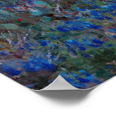 Onderdonk – 午後遅くにブルーボネットのフィールド ポスター (角)