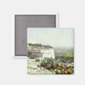 Onderdonk – 花の中のピリッとした梨 マグネット (正面/裏面)