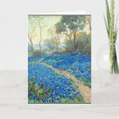 Onderdonk - A Hillside of Bluebonnets -テキサス州 カード (正面)