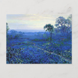 Onderdonk - Bluebonnetの風景とCacti, Road, ポストカード