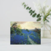 Onderdonk - Bluebonnetフィールドはがき ポストカード (スタンド正面)