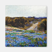 Onderdonk - Bluebonnets at Late Afterns マグネット (正面)
