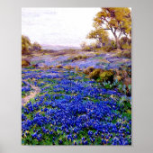 Onderdonk - Bluebonnets at Twilight ポスター (正面)