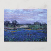 Onderdonk - Bluebonnets at Twilight 1922 ポストカード (正面)