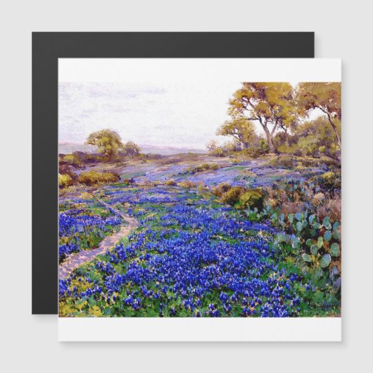 Onderdonk - Bluebonnets at Twilight, North of San (正面/裏面)