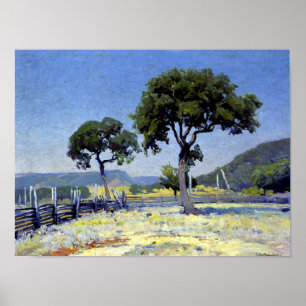 Onderdonk - Live Oak Trees ポスター