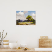 Onderdonk - Morning In Hills Southwestテキサス州 ポスター (キッチン)