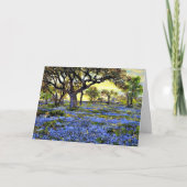 Onderdonk - Old Live Oak Tree and Bluebonnets カード (正面)