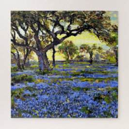Onderdonk - Old Live Oak Tree and Bluebonnets ジグソーパズル