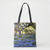 Onderdonk - Old Live Oak Tree and Bluebonnets トートバッグ (正面)