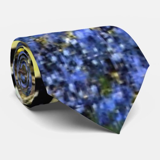 Onderdonk - Old Live Oak Tree and Bluebonnets ネクタイ (ロール)