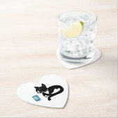 Onderzetters met Yuki de kat. Coasters cat Yuki. ペーパーコースター (インサイチュ)