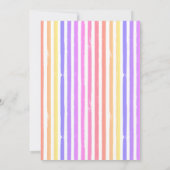 ONE 不気味 Little Boo Halloween Girls 1st Birthday 招待状 (裏面)