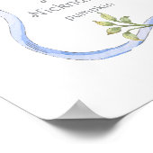 One 間抜け Goose 1st Birthdayパーティーフォトマイルストーン ポスター (角)