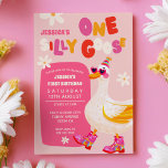 One 間抜け Goose Groovy Summer Kids 1st誕生日 招待状<br><div class="desc">この祝「よくはしゃぐOne Goose」の招待とレトロなスタイルで、お客様のベビーの最初の生誕間抜け生日。ゆったりとした夏の雰囲気でデザインされ、快活な色彩とレトロな美意識、そしておもしろいを備え気にてて感じ、自分を変える喜びを完璧に捉えた無料のデザイン。1つお洒落目のスタイリッシュ誕生祝いを望む親の選ユニーク択と選択。</div>