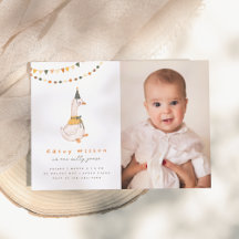 One 間抜け Goose Photo Birthdayパーティー