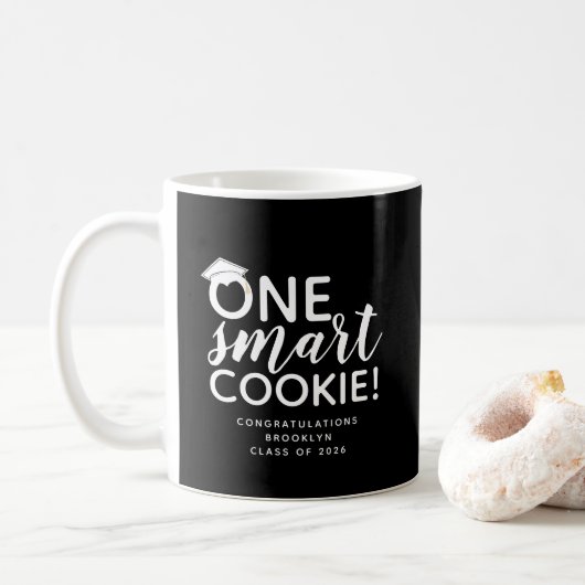 One 頭が切れる Cookieの卒業 コーヒーマグカップ (ドーナツ)