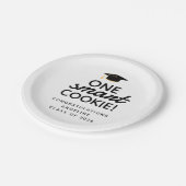 One 頭が切れる Cookieの卒業 ペーパープレート (アングル)