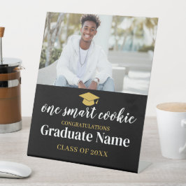One 頭が切れる Cookie – 卒業モダン1写真 台座サイン