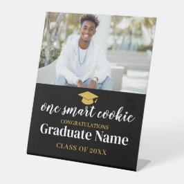 One 頭が切れる Cookie – 卒業モダン1写真 台座サイン