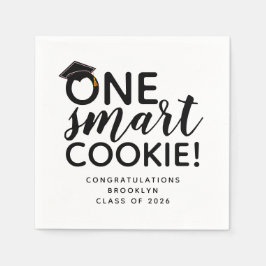 One 頭が切れる Cookie Graduation Party スタンダードカクテルナプキン