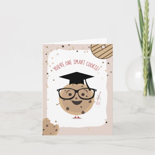 One 頭が切れる Cookie & Milk Kids教室バレンタイン カード (正面)