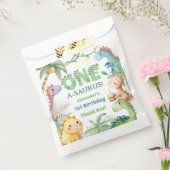 One A-Saurus Boy Dinosax 1st Birthday フェイバーバッグ (封をした状態)