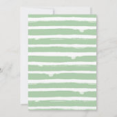 One A-Saurus Boy Disours 1st Birthday招待状 招待状 (裏面)