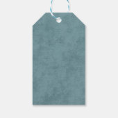 One-A-Saurus Dinosaur 1st Birthday Party ギフトタグ (裏面)