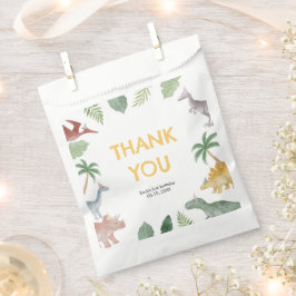 One A Saurus Dinosaur Boy Birthday Favor Bags フェイバーバッグ