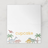 One A Saurus Dinosaur Boy Birthday Food Tent Card プレイスカード (外部開封)