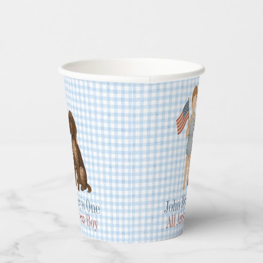 One All American Boy - Dog - Red White & Two 紙コップ (右)