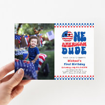One American Dude 4th Of 7月写真第1誕生日