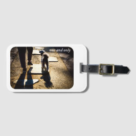 one and only 犬と散歩のラゲッジタグ ラゲッジタグ