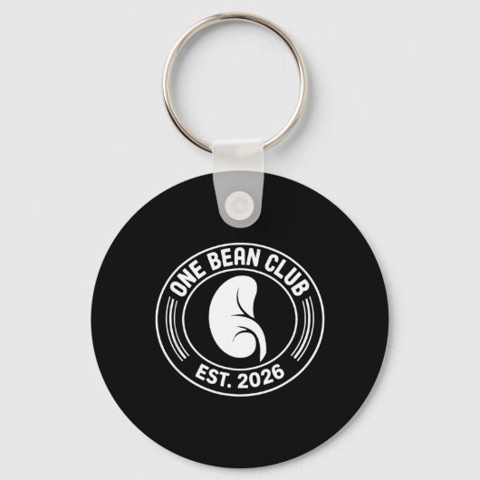 One Bean Club 2026 腎臓提供者移植 キーホルダー (正面)