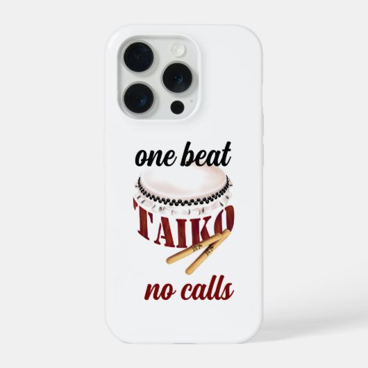 One beat no calls Telefoonhoes iPhoneケース (裏面)