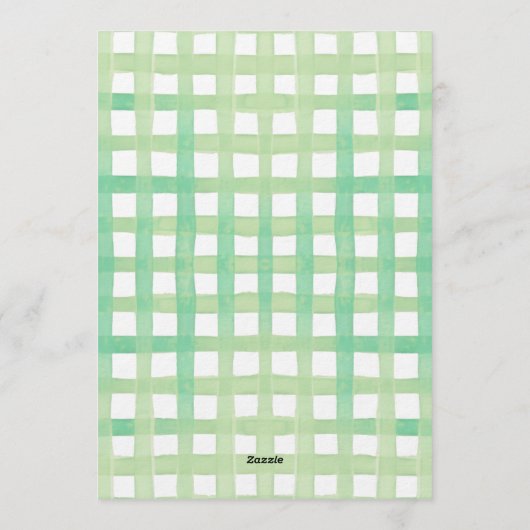 One Big Dill Pickle First Birthday Pink Photo 招待状 (裏面)