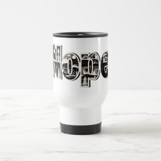 One Big Nope to Mornings トラベルマグ (中央)