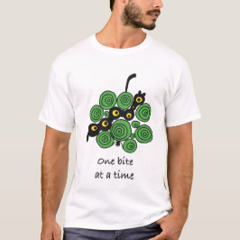 One Bite at a Time Worm T-Shirt Tシャツ
