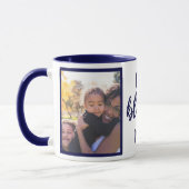 One Blessed Mom | モダンな母の日フォトギフト マグカップ (左)