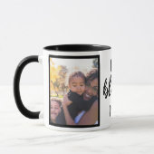 One Blessed Mom | モダンな母の日フォトギフト マグカップ (左)